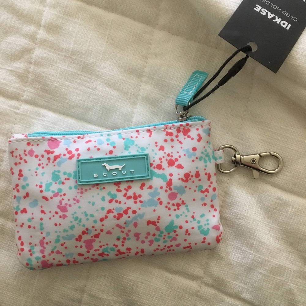 NWT Scout IDKASE wrist wallet keychain ID holder